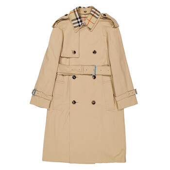 Burberry Camden Single-Breasted Car Trench Coat, Brand Size 52SF