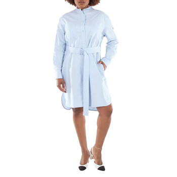 burberry shirt dress blue Burberry by Daniel Lee Mini Dresses