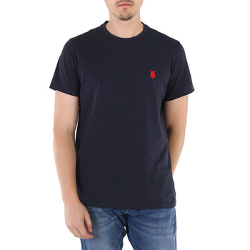 BURBERRY｜SHORT-SLEEVED ROUND NECK T-SHIRTS (Monogram Mo Burberry TB Monogram Motif Cotton T-shirt – Petit Pont