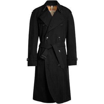 Burberry The Camden Gabardine Car Coat, Brand Size 54SF (US Size