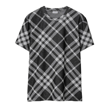 BURBERRY Tシャツ Burberry Nova Check Short-Sleeve T-Shirt, Size X-Large