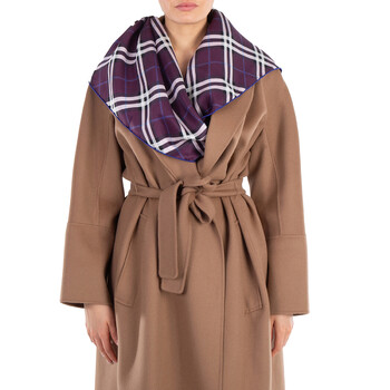 Burberry Stone Jumbo Check Wool Fringed Scarf 8079240 Burberry Stone Jumbo Check Wool Fringed Scarf 8079240