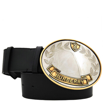 Burberry Shield Buckle Leather Belt, Size 85 8087255 5045705813376