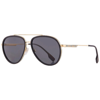 Oliver Polarized Dark Gray Pilot Men's Sunglasses BE3125 101781 59