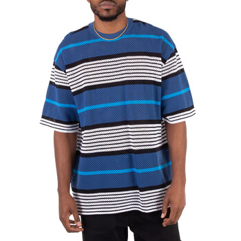Burberry Stripe-Print Oversized T-Shirt, Size X-Large