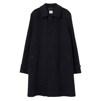 Burberry Single-Breasted Wool Duffle Coat, Brand Size 50 ( US Size