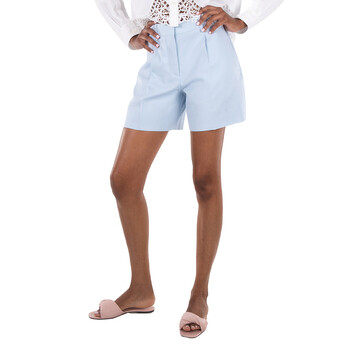 Pale Blue Lorie Tailored Shorts