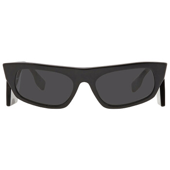 Palmer Dark Grey Irregular Ladies Sunglasses BE4385 300187 55
