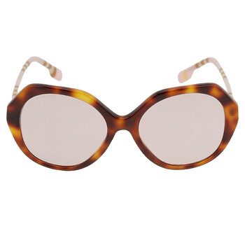 Pink Geometric Ladies Sunglasses BE4375 4019/5 55