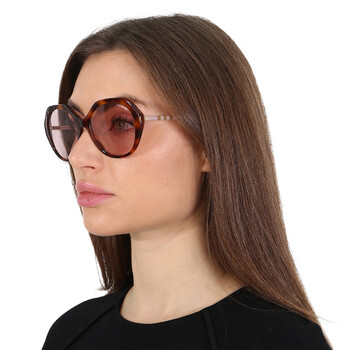 Pink Geometric Ladies Sunglasses BE4375 4019/5 55