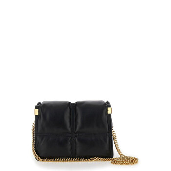 Quilted Chain-Link Snip Crossbody Bag