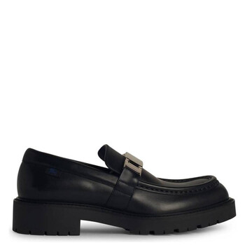 Ferragamo Black Fergal Chunky Loafers, Brand Size 6 021723 762686