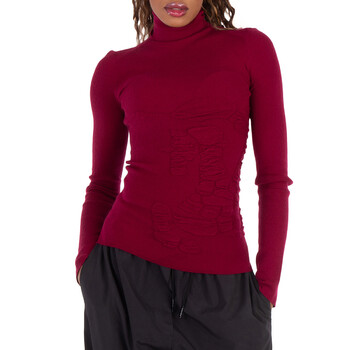 Roll-Neck Jumper With Equestrian Knight Motif, Size X-Small