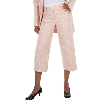 Rose Print Wool-Blend Trousers 8083700