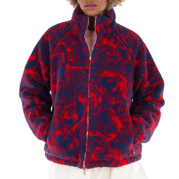 Burberry Vine Rose Print Long Sleeve Jacket, Size Medium