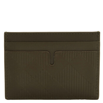Sandon Check-Pattern Leather Card Holder Sandon Check-Pattern Leather Card Holder