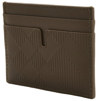 Sandon Check-Pattern Leather Card Holder Sandon Check-Pattern Leather Card Holder