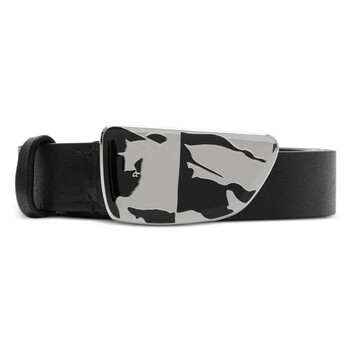 Burberry Womens Leather Shield EKD Belt, Size Medium 8088164