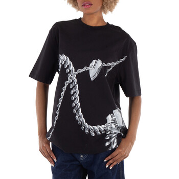 Burberry Shield Hardware Cotton T-Shirt, Size X-Small 8088196