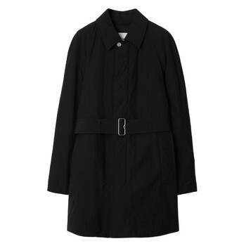 Burberry Single-Breasted Wool Duffle Coat, Brand Size 50 ( US Size
