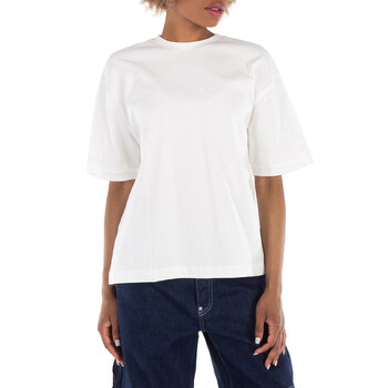 Tシャツ・カットソー Burberry SS24 T-SHIR WITH EKD PATCH (8083593 B7264) Burberry Ekd Logo-Patch Cotton T-Shirt, Size Large 8083593
