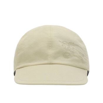 Burberry Equestrian Knight Emblem Reversible Cotton Cap, Size 12M Burberry Equestrian Knight Emblem Reversible Cotton Cap, Size 12M