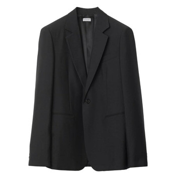Burberry Double-Breasted Wool-Blend Blazer, Brand Size 52R (US