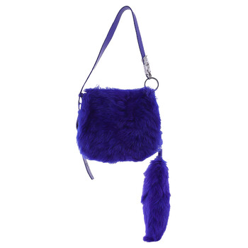 Small Knight Faux-Fur Shoulder Bag