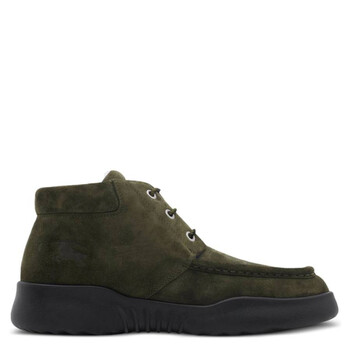 Burberry Lace-Up Square-Toe Boots, Brand Size 45 ( US Size  display picture 2