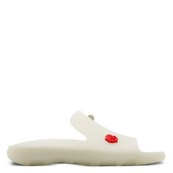 Burberry Stingray Applique-Detail Slides, Brand Size 48 (US