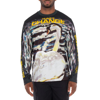 Tシャツ・カットソー Burberry FW24 LONG SLEEV SHIRT (8095333 B7347) Burberry Graphic-Print Long-Sleeve T-Shirt, Size XX-Small
