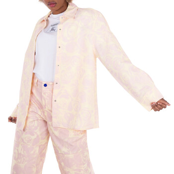 Taffeta Shirt With Floral Print