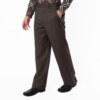 Burberry Straight-Leg Loose-Fit Trousers, Size XX-Large 8076645