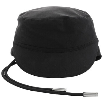 Moncler Men's Black Diagonal Logo-Print Baseball Cap, Size