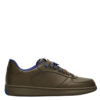 Burberry Stock Leather EKD Low-Top Sneakers, Brand Size 41.5 ( US