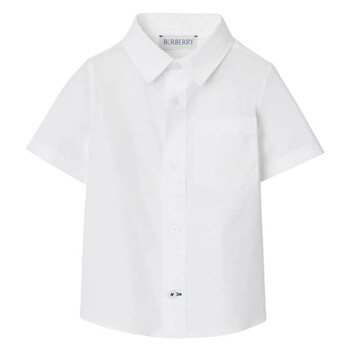 Burberry Kids Owen Classic Collar Poplin Shirt, Size 10Y 8092512