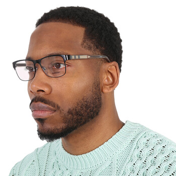 Transparent Rectangular Men's Eyeglasses BE1289 1007 55