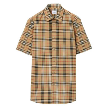 Burberry Kids Vintage Check Cotton Shirt, Size 4Y 8061467