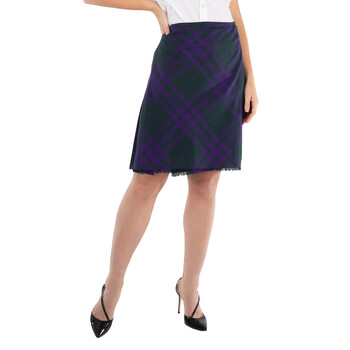 Thom Browne｜SKIRTS (FGC402A F0428 960) Thom Browne Check-Pattern Pleated Miniskirt, Brand Size 40