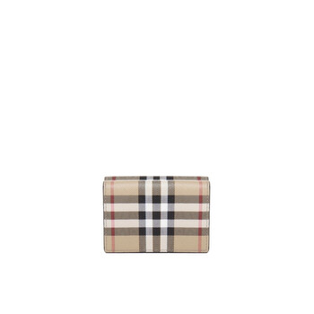 Burberry Vintage Check Trifold Leather Wallet 8064451 5045700871456 ...