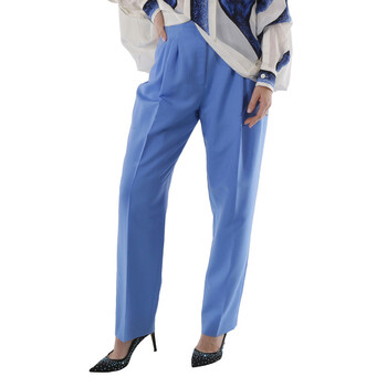 Burberry Wide- Leg Pleated Pants, Brand Size 4 (US Size 2