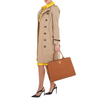 [조마샵] 버버리 웜 러셋 브라운 그레인 레더 미디엄 프란시스 백