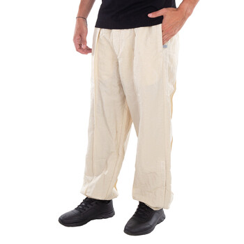 Wide-Leg Crinkle Sweatpants