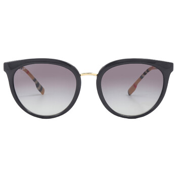 Burberry Alice Gray Gradient Cat Eye Ladies Sunglasses BE4333F