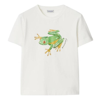 Burberry Frog Crew Neck Cotton T-Shirt, Size XXXL 8090618