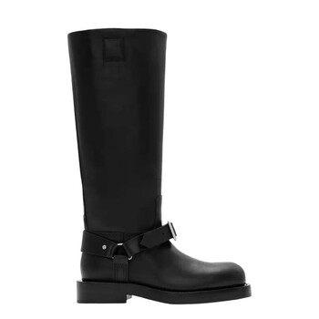 Burberry Leather Stomp High Boots, Brand Size 36 ( US Size 6