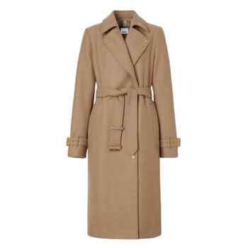 Wrap Coat Burberry Dress Coat Burberry Wool Cashmere Double