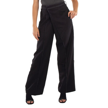 パンツ VERSACE SS23 Satin cargo pants (10098441A06838 1LD60) Versace Ladies Bright Dark Orchid Wide-Leg Cargo Pants