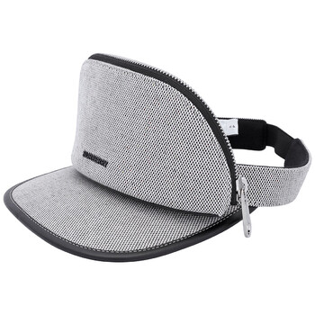 帽子 Burberry SS24 Check visor cap (8070036 BLACK) burberry-black-detachable-zip-