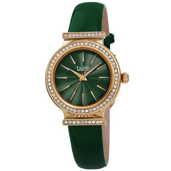 Green Dial Green Leather Ladies Watch BUR230GN Green Dial Green Leather Ladies Watch BUR230GN
